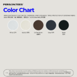260g Custom Tee Color Chart